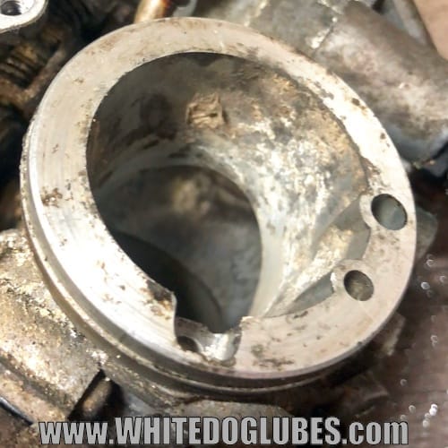 Corroded carb metal parts