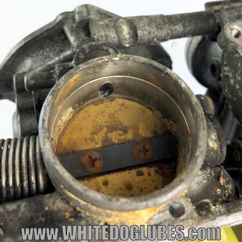 Corroded carb metal parts