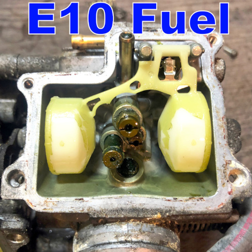 A warning about leaving E10 petrol in your motorcycle for long periods…